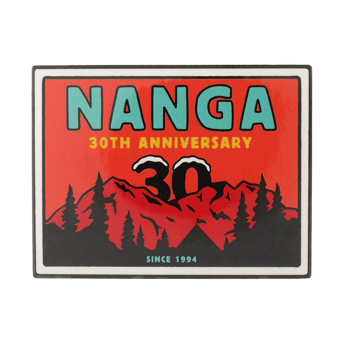 NANGA 30TH ANNIVERSARY STICKER SQUARE