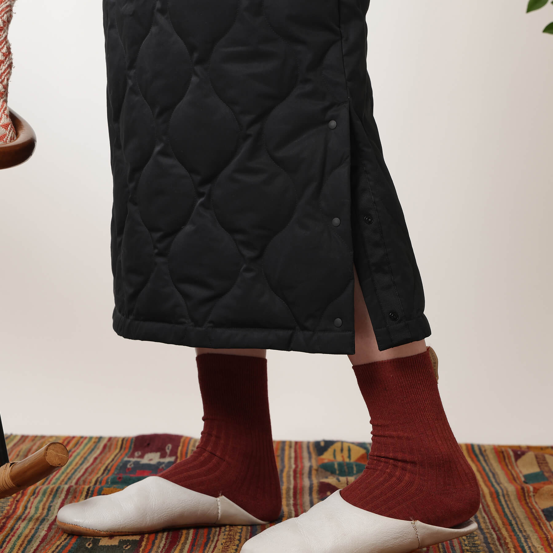 COTTON PEACH ONION QUILT DOWN SKIRT(WOMEN)/コットンピーチオニオンキルトダウンスカート – NANGA  ONLINE SHOP