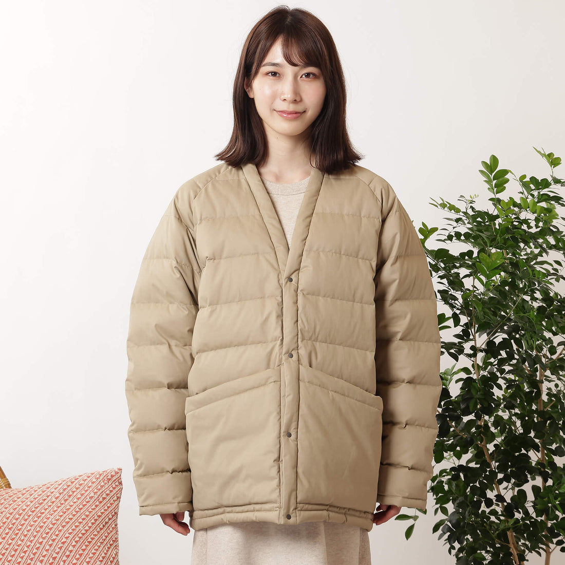 COTTON PEACH DOWN HANTEN/コットンピーチダウンハンテン