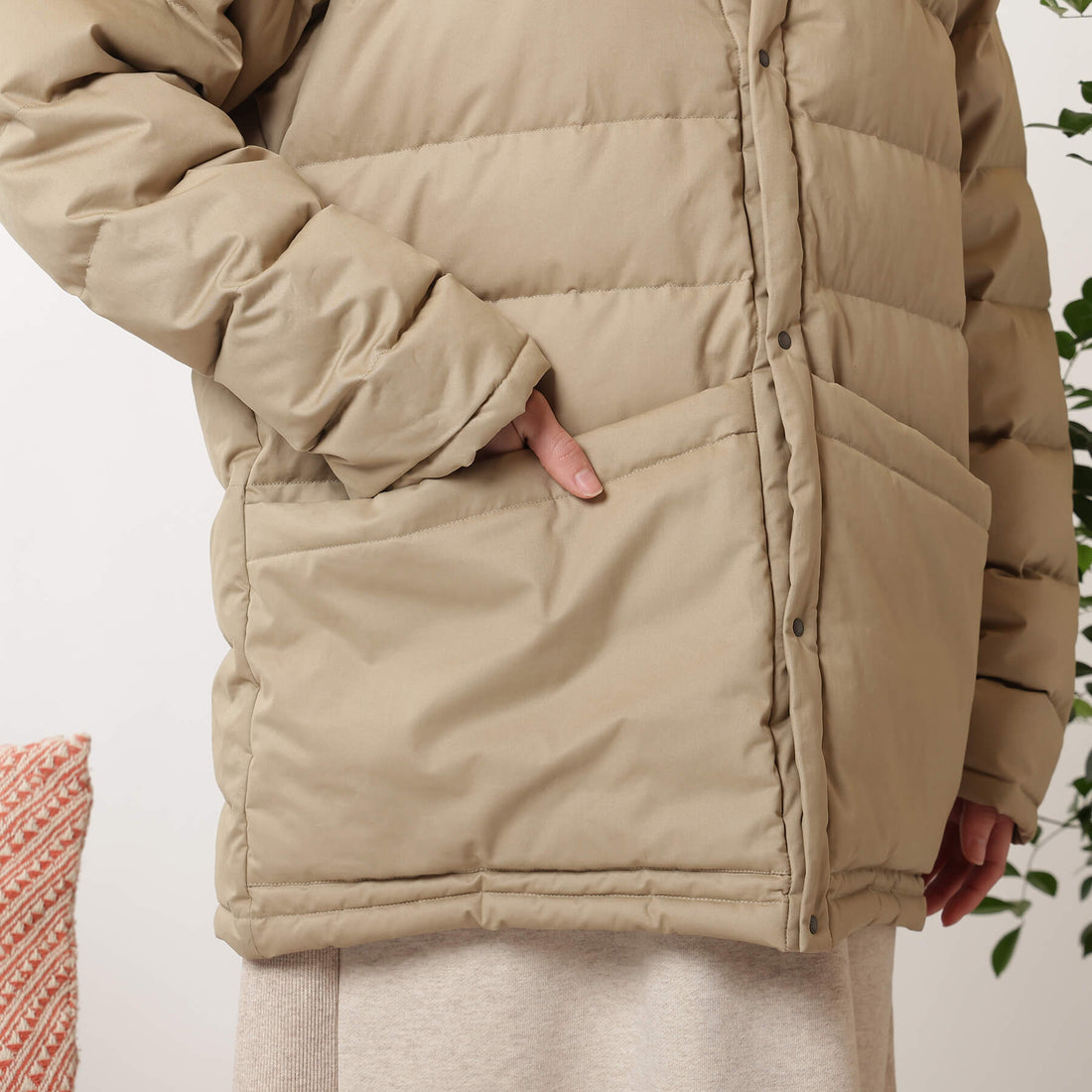 COTTON PEACH DOWN HANTEN/コットンピーチダウンハンテン