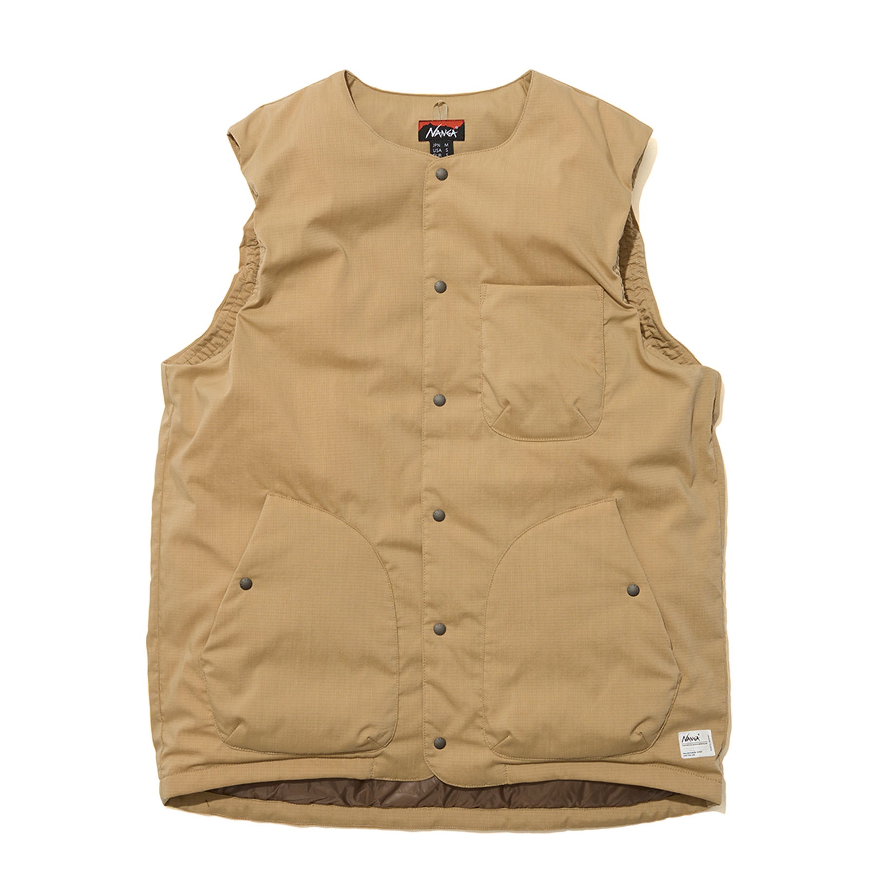 TAKIBI RIPSTOP INNER DOWN VEST/タキビリップストップインナーダウン