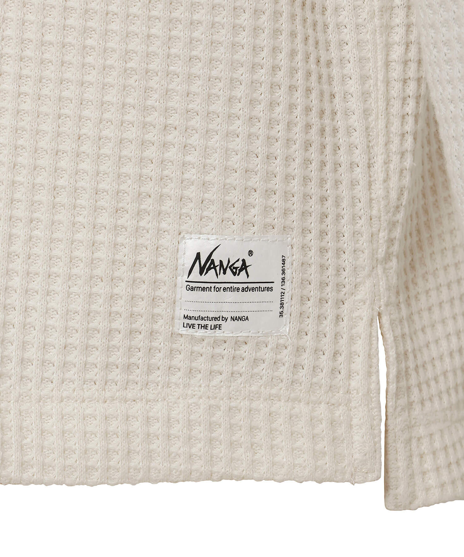 エコハイブリッド ワッフル ロングスリーブTシャツ – NANGA