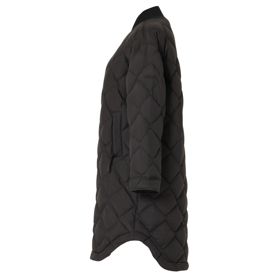 RIB COLLAR QUILTED DOWN COAT W(WOMEN)