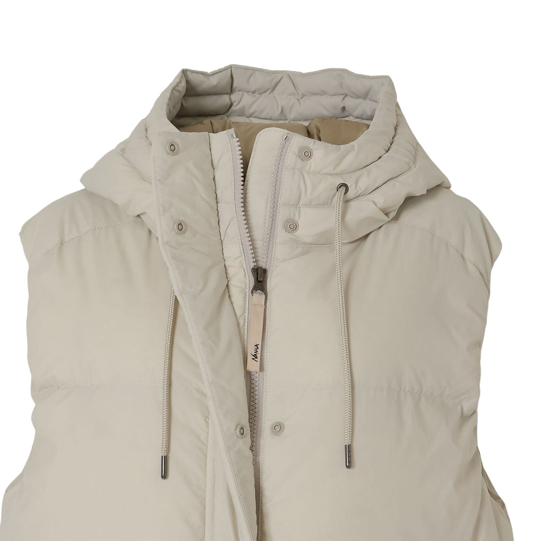 LONG DOWN VEST PARKA W(WOMEN)