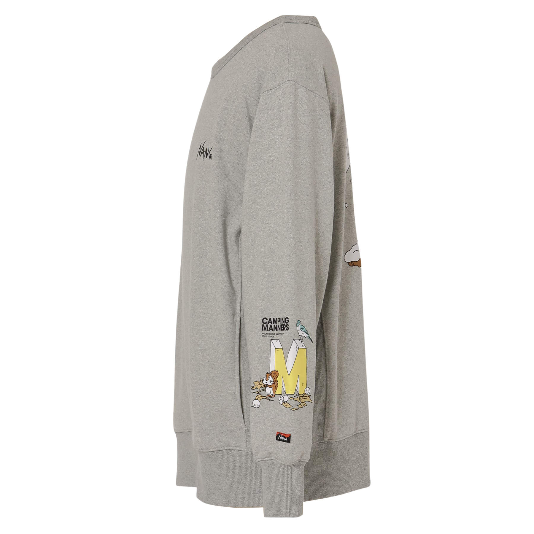 ECO HYBRID CAMPING MANNERS RRC SWEATSHIRT(UNISEX) – NANGA ONLINE SHOP