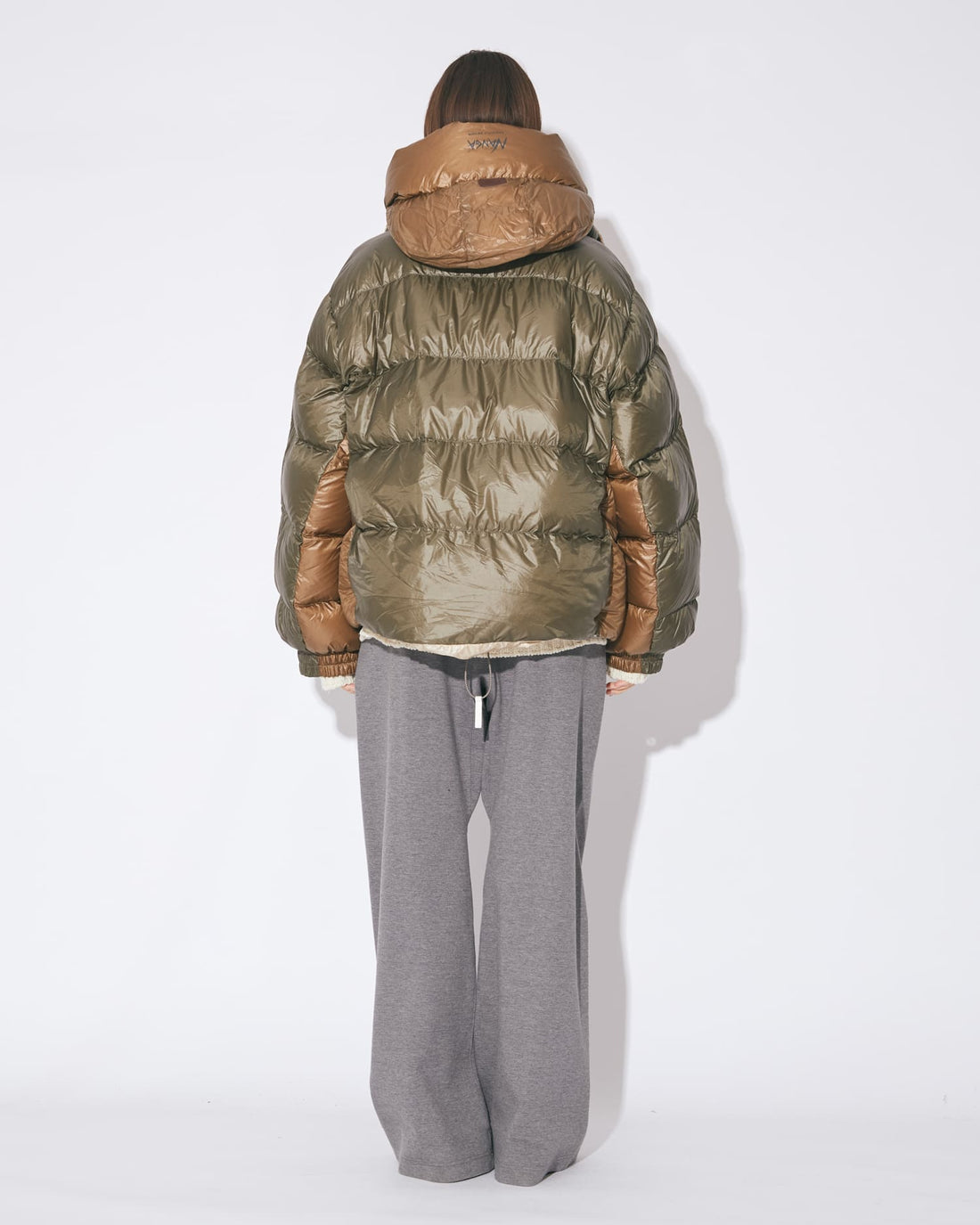 NANGA multilayering down vest blouson