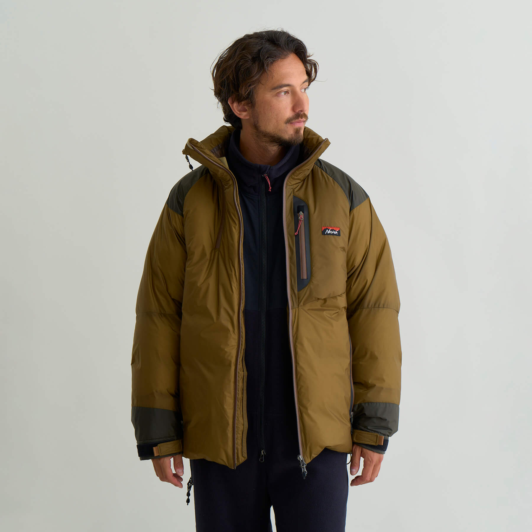 AURORA TEX LIGHT STAND COLLAR DOWN JACKET MIKAMI(MEN)