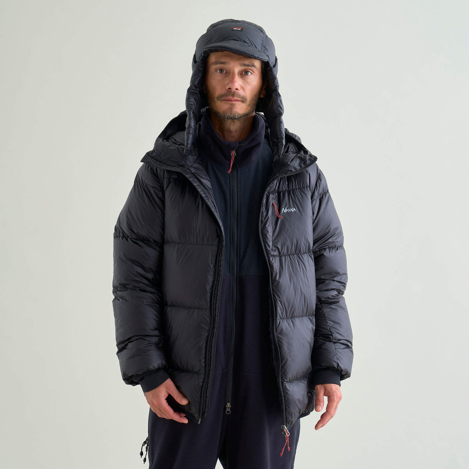 MOUNTAIN LODGE DOWN HOODIE JACKET(MEN)