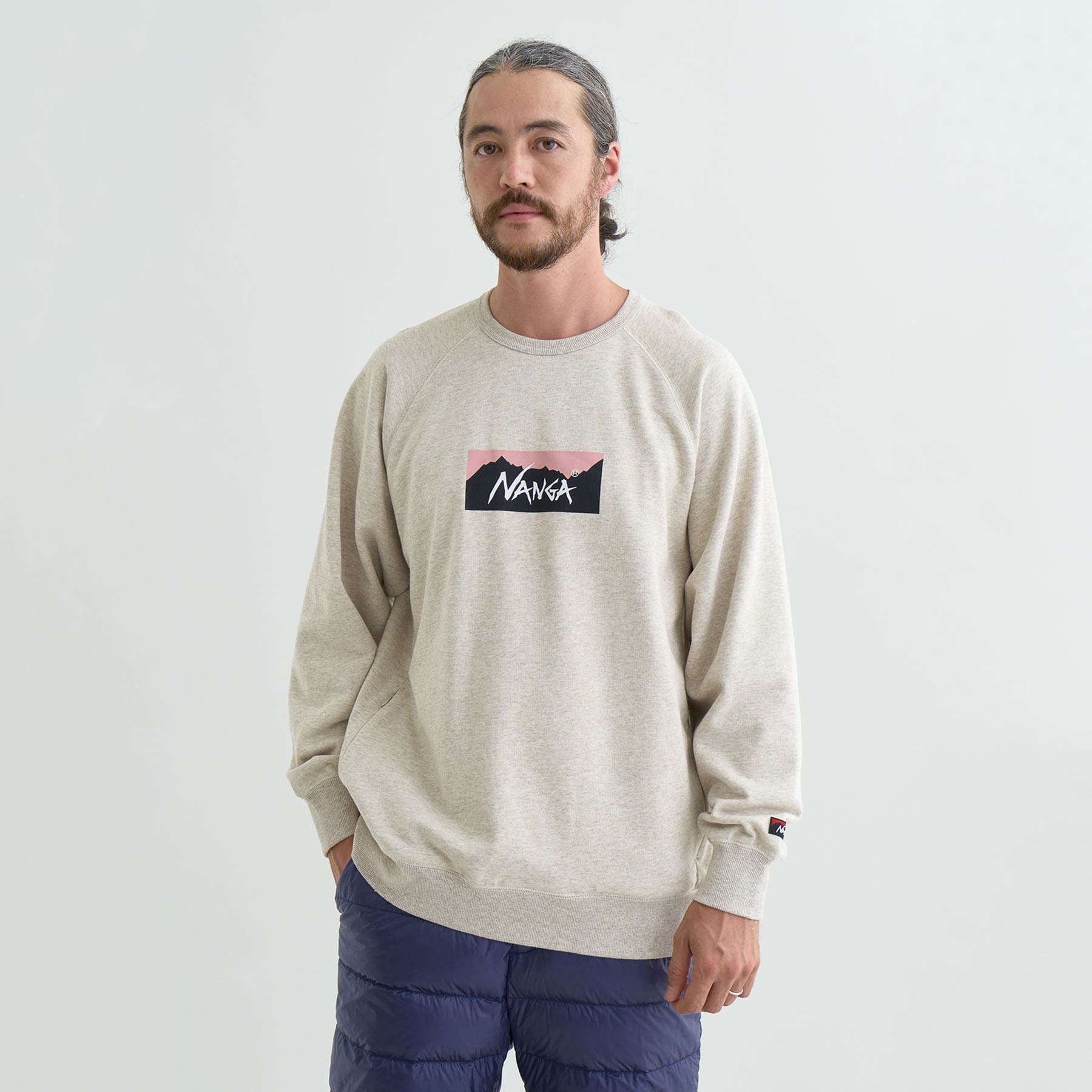 ECO HYBRID BOX LOGO SWEATSHIRT(UNISEX)