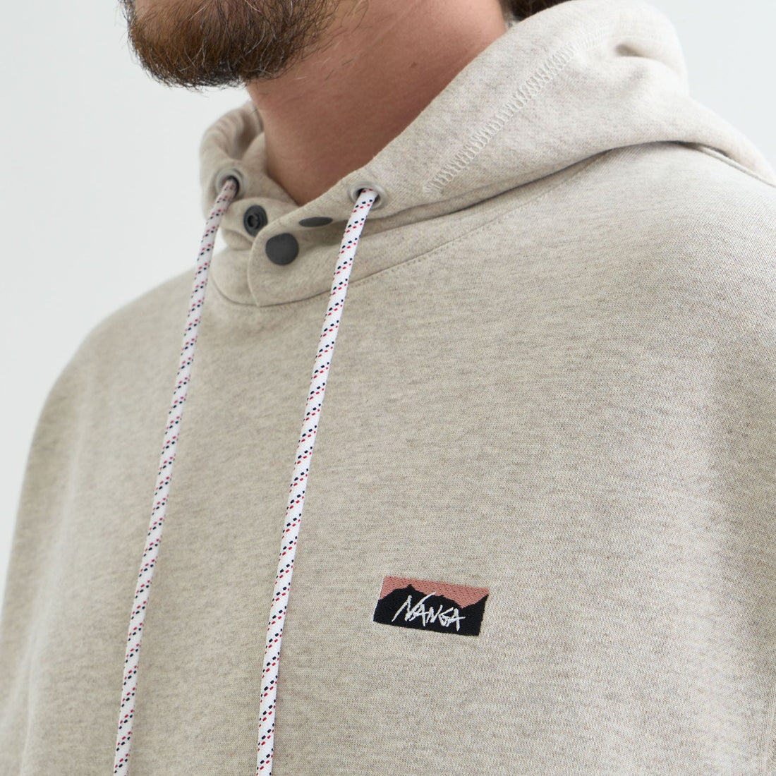 ECO HYBRID MINI BOX LOGO EMBROIDERY SWEAT HOODIE(UNISEX)