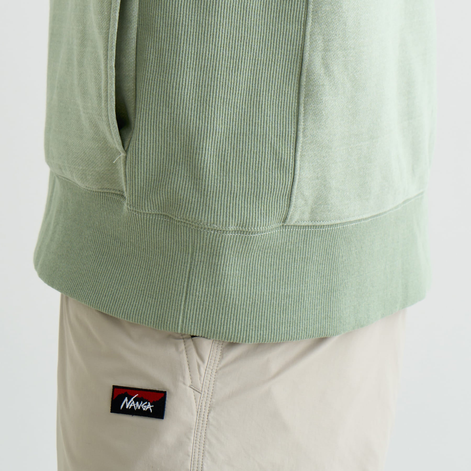NANGA×Jerry Ukai ECO HYBRID NANGA LOGO HOODIE(UNISEX