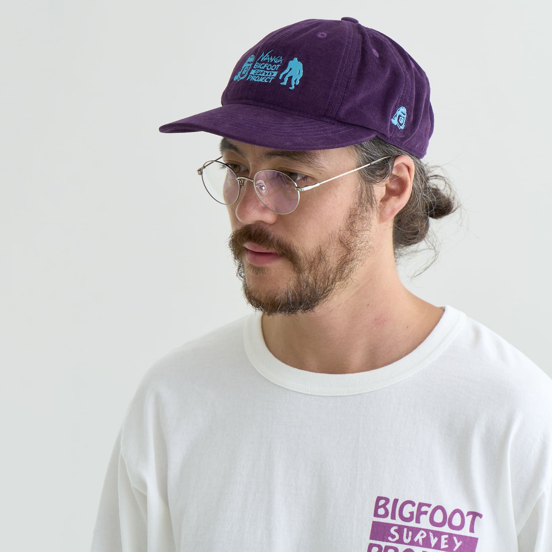 NANGA×TACOMA FUJI RECORDS BIGFOOT SURVEY PROJECT LOGO CORDUROY CAP(UNISEX)