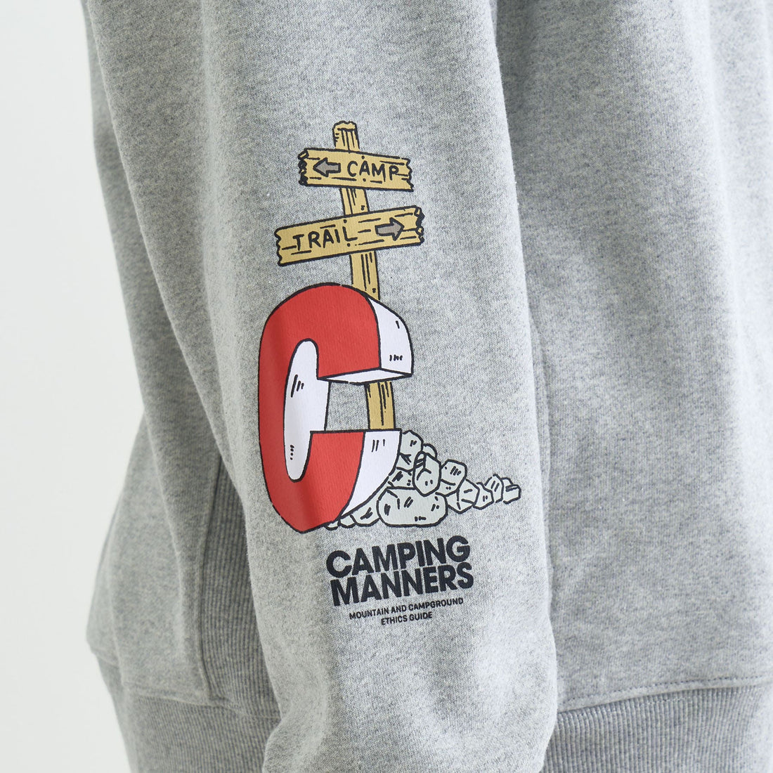 ECO HYBRID CAMPING MANNERS RRC SWEATSHIRT(UNISEX)