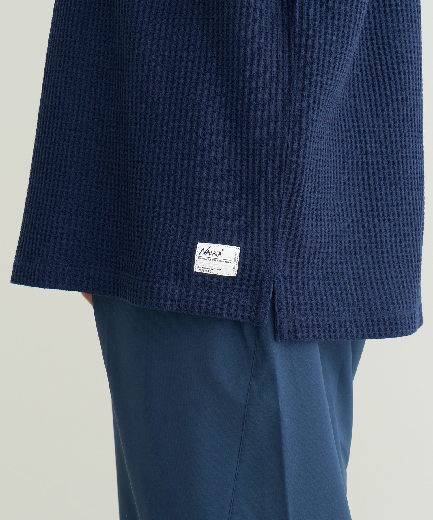 ECO HYBRID WAFFLE LOOSE FIT TEE(UNISEX) – NANGA ONLINE SHOP
