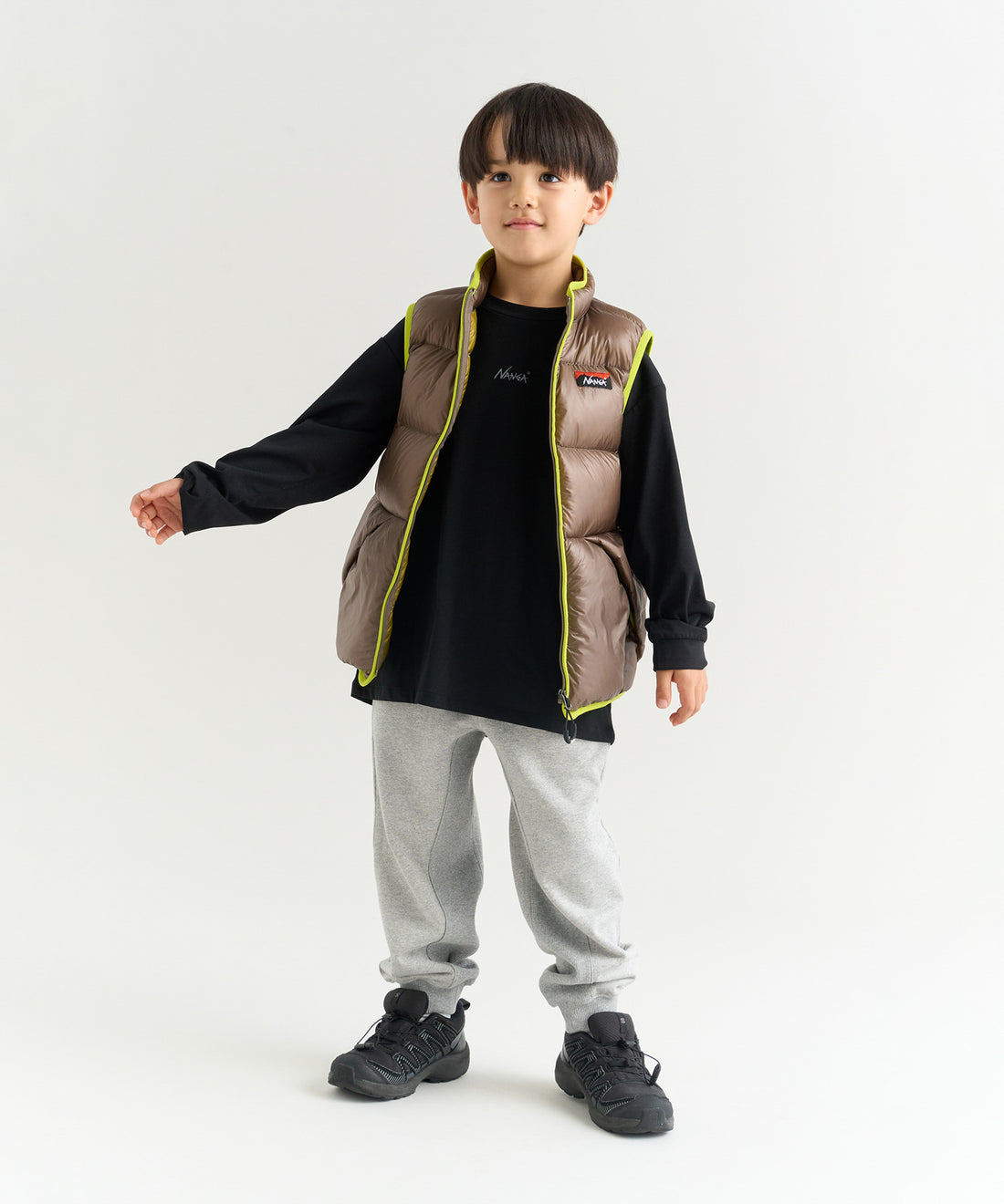 着用モデル：キッズ 116cm ／ 着用サイズ：120