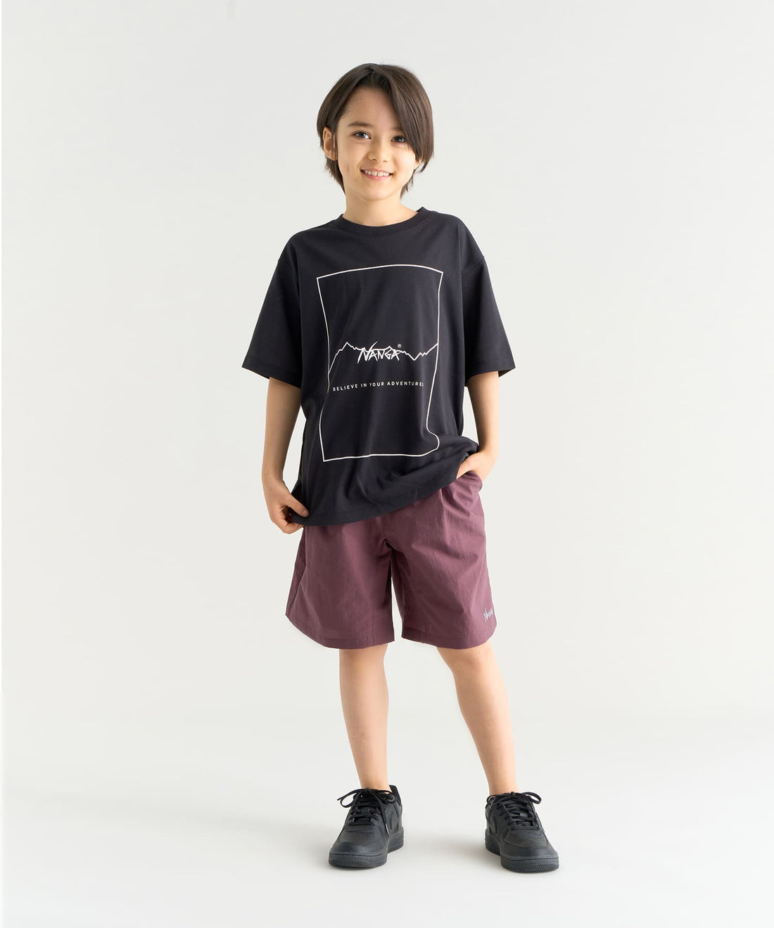 着用モデル(キッズ)身長121センチ 着用サイズ:140サイズ