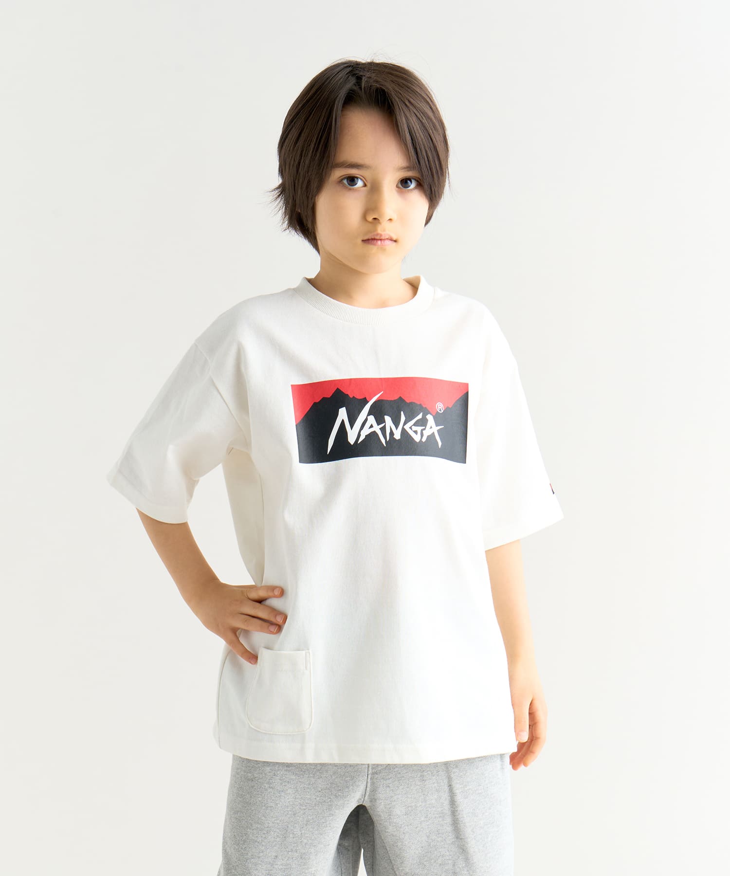 ECO HYBRID BOX LOGO L/S TEE(UNISEX) – NANGA ONLINE SHOP
