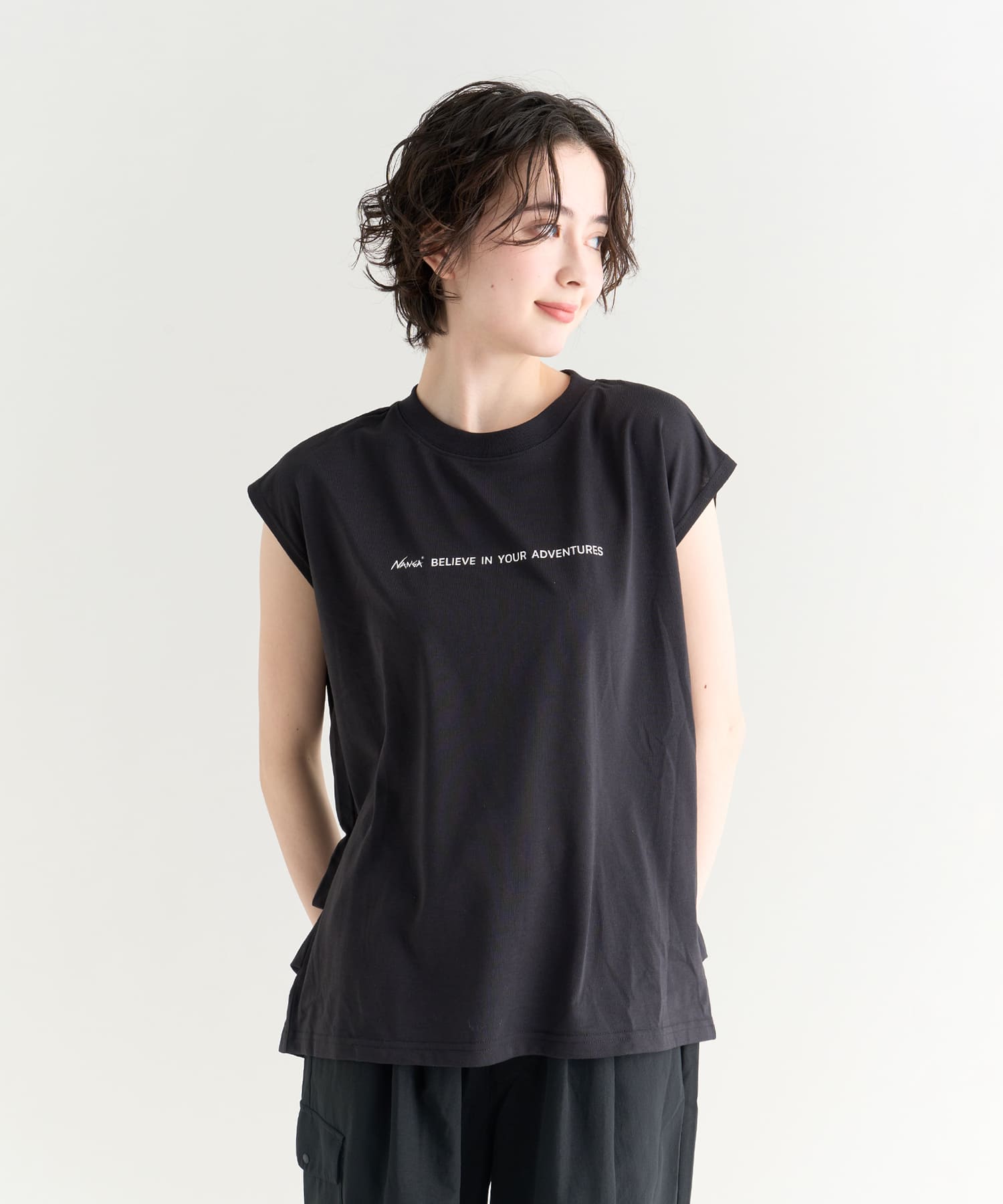 売れ筋商品|||ツインセット Tシャツ レディース トップス Basic T-shirt - nero miniministore tシャツ Tシャツ レディース トップス 重ね着風