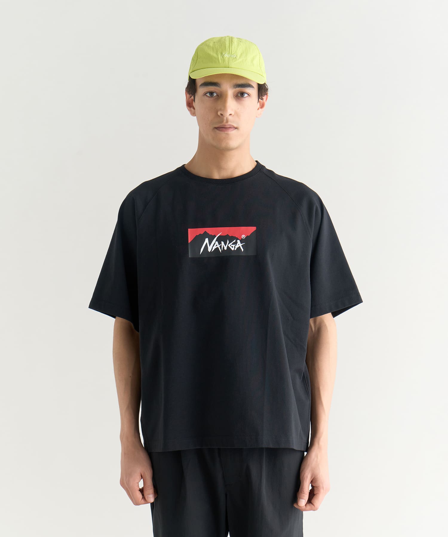 ECO HYBRID BOX LOGO LOOSE FIT TEE(UNISEX) – NANGA ONLINE SHOP