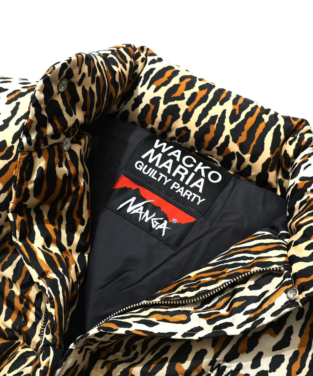 NANGA×WACKO MARIA LEOPARD DOWN JACKET(MEN)