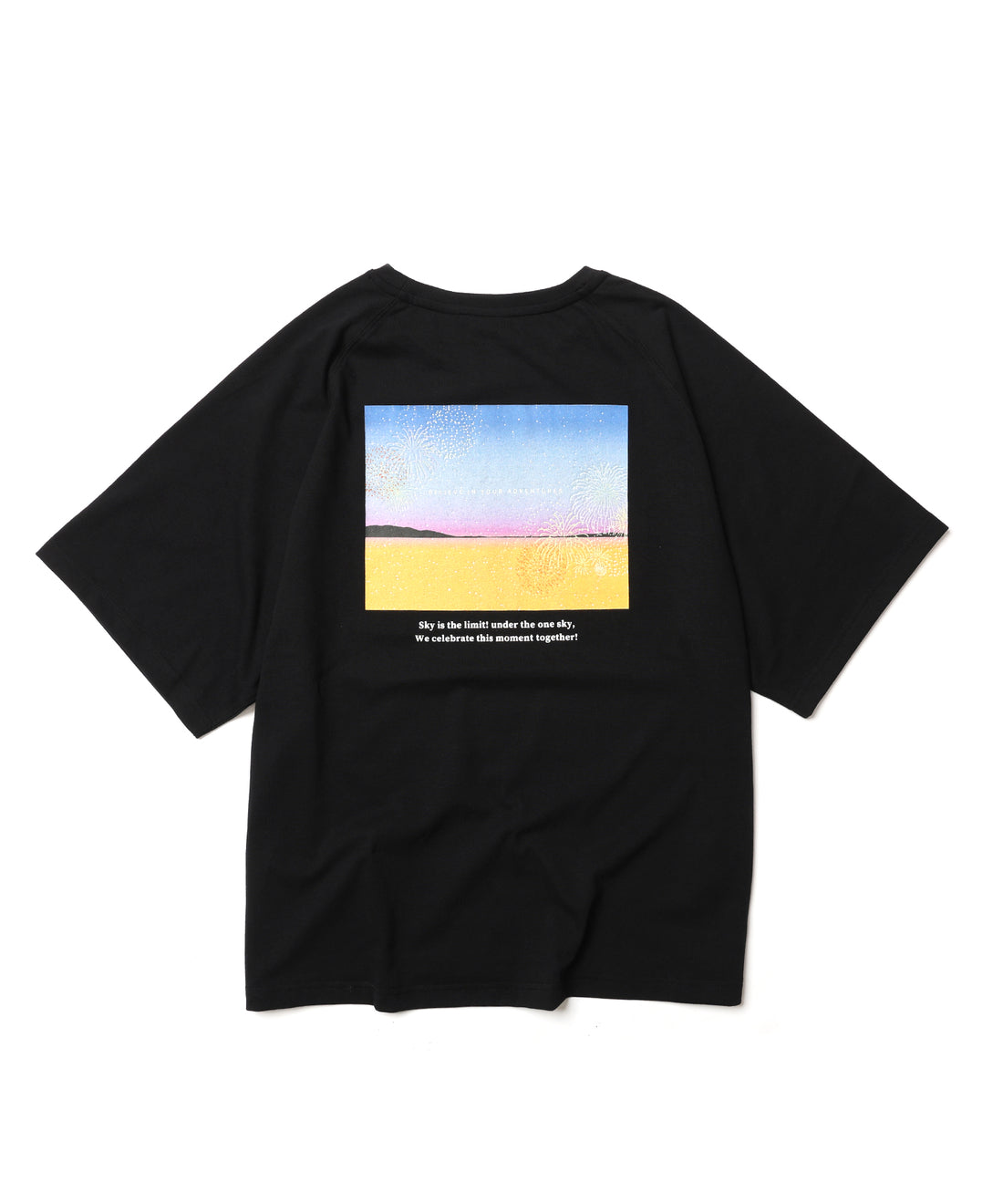NANGA×LAKE BIWA FIREWORKS TEE