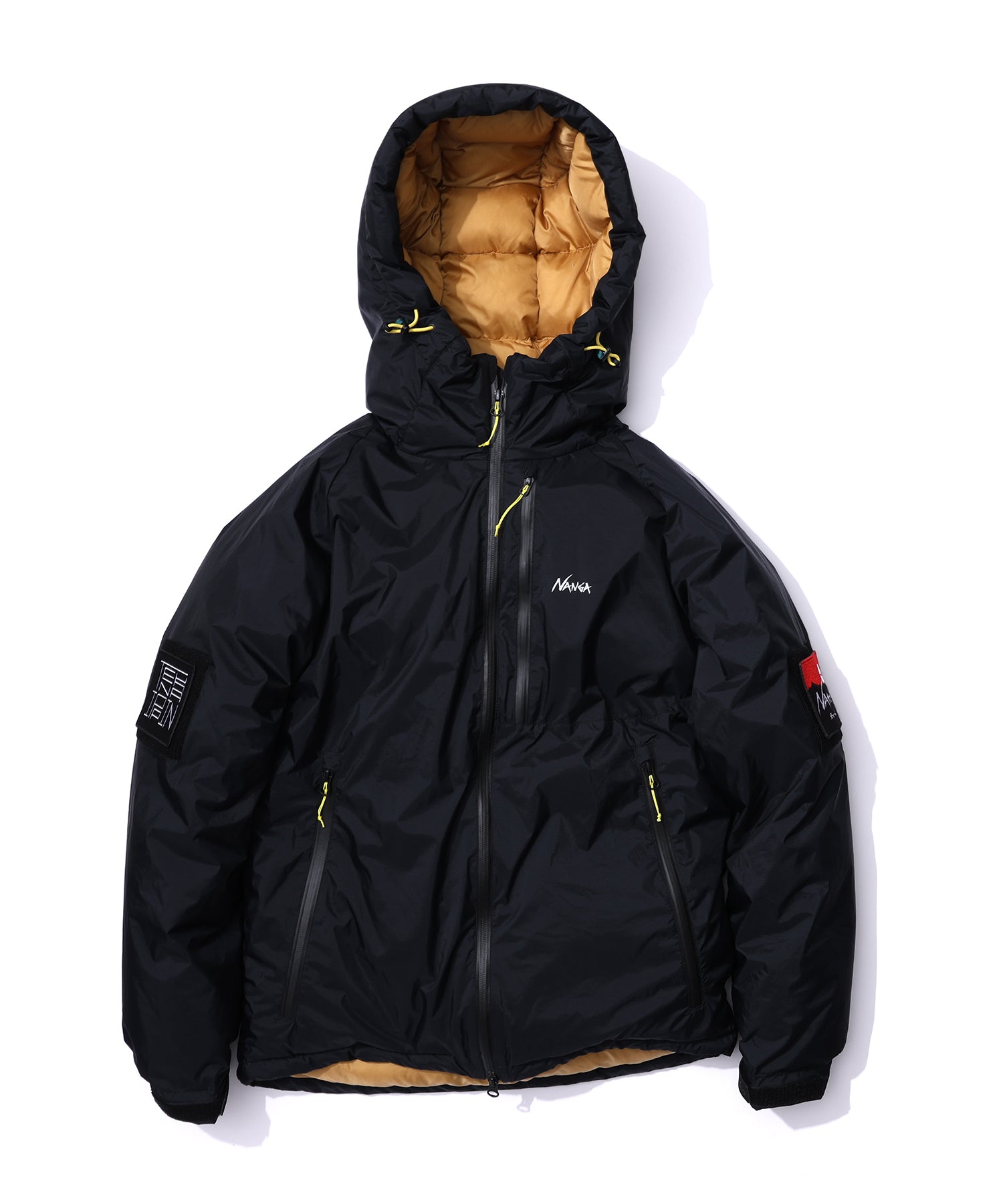 rm-7540) DELUXE×NANGA ダウンジャケット フード付き カモ マウンテンロッジダウンジャケット メンズ – NANGA ONLINE SHOP