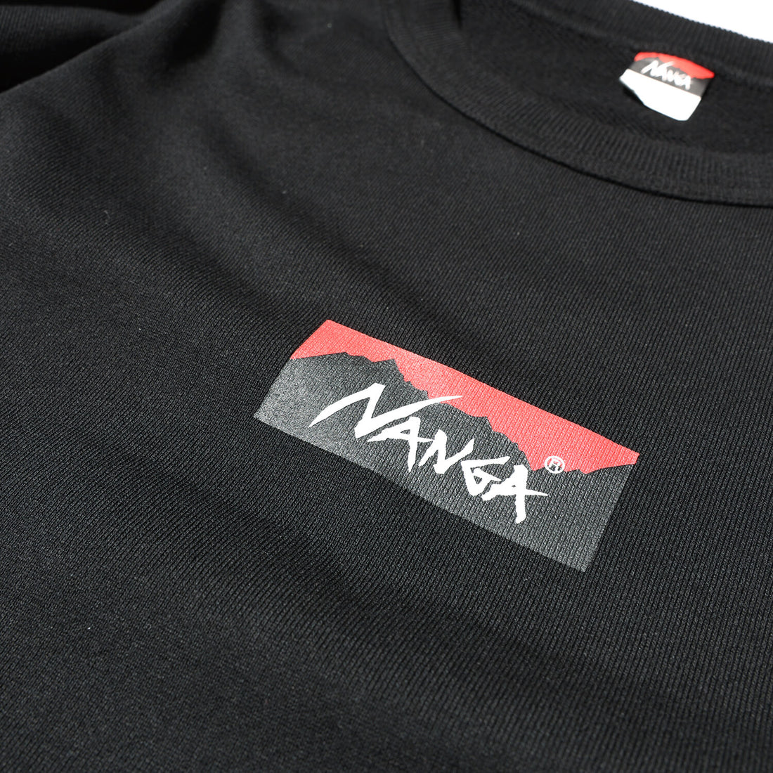 数量限定 NANGA BOX LOGO SWEATSHIRT / ナンガボックスロゴスウェットシャツ