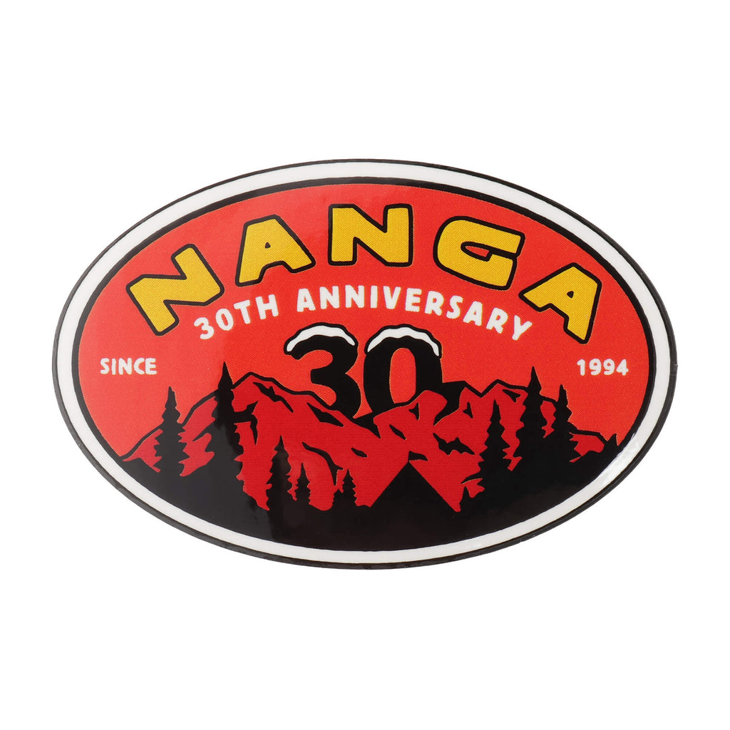NANGA 30TH ANNIVERSARY STICKER OVAL – NANGA ONLINE SHOP 