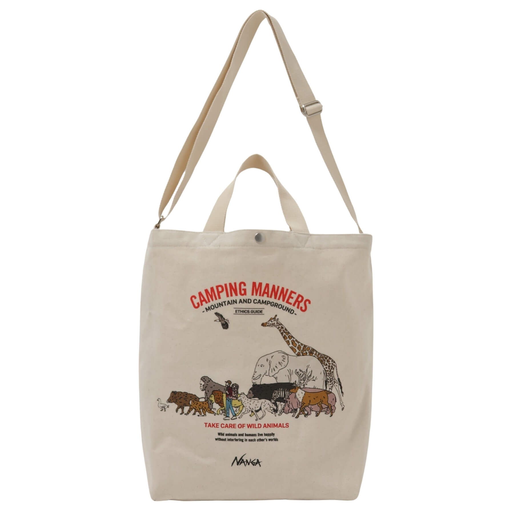 直営店限定】CAMPING MANNERS CANVAS TOTE 2WAY BAG – NANGA ONLINE SHOP