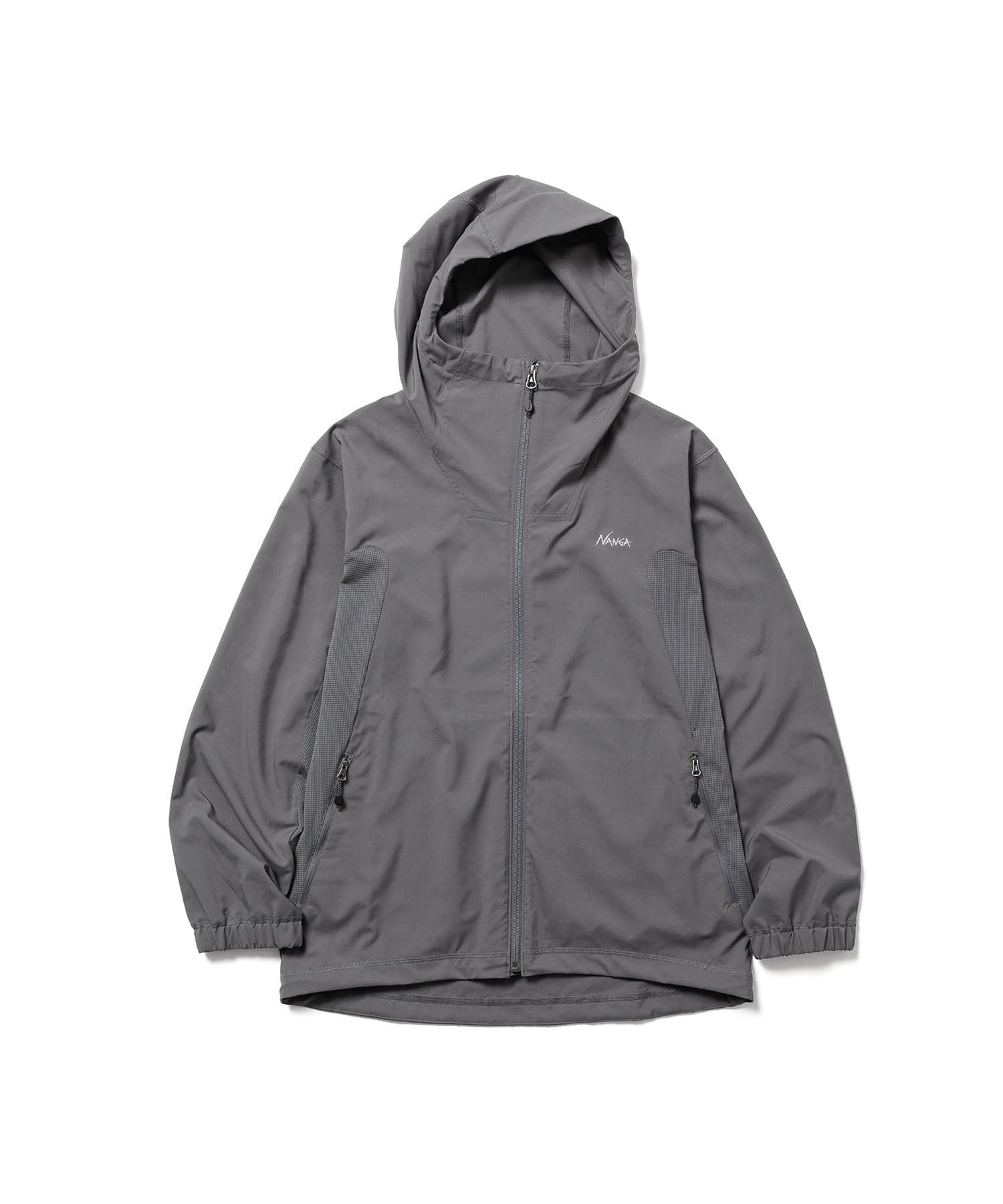 LL 新品　PING ドッキングブルゾン　ストレッチ性・透け防止　メンズ　グレー ピン（PING）（メンズ）ゴルフウェア アウター ドビーストレッチ