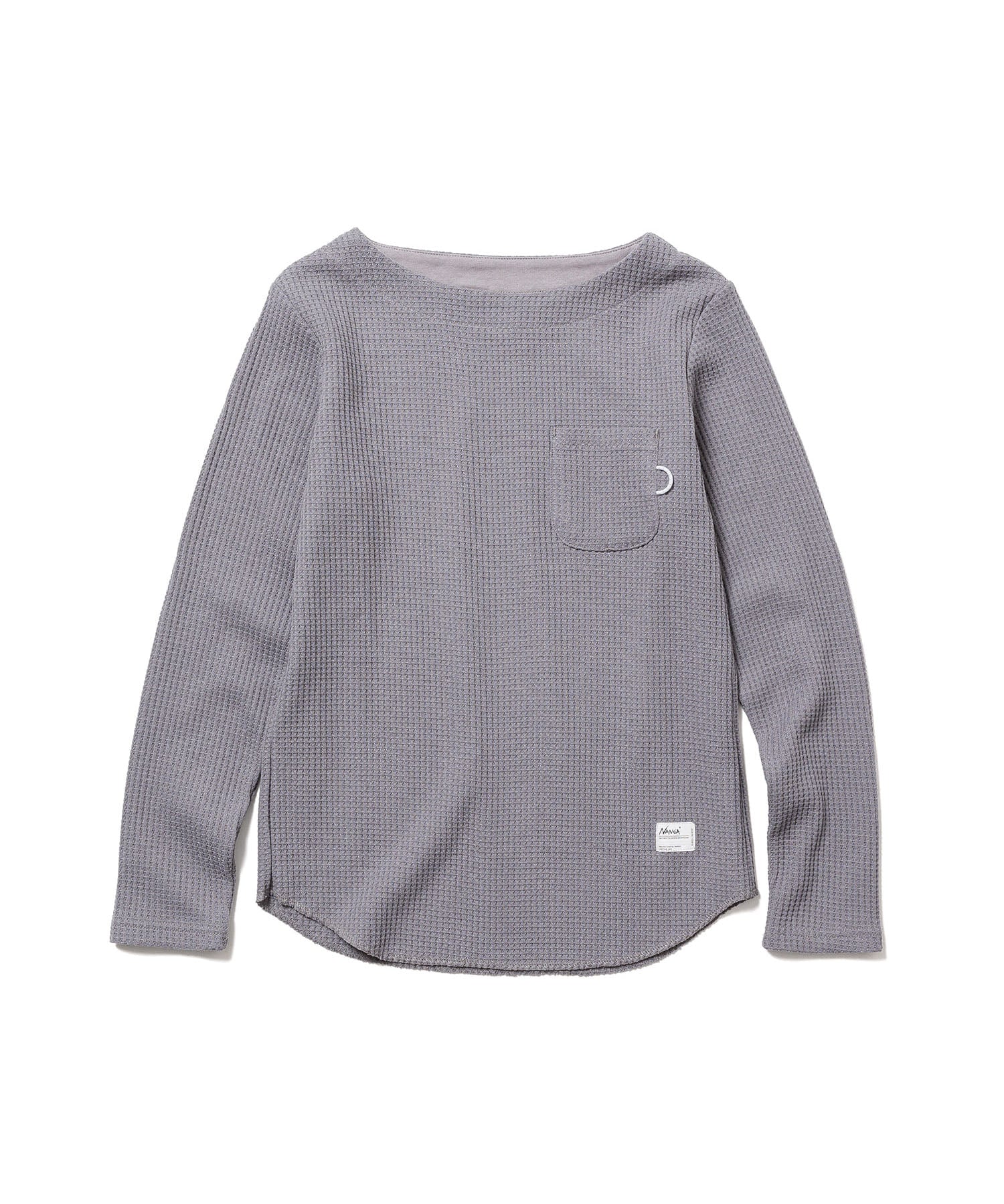 ECO HYBRID WAFFLE B.NECK L/S TEE W(WOMEN) – NANGA ONLINE SHOP