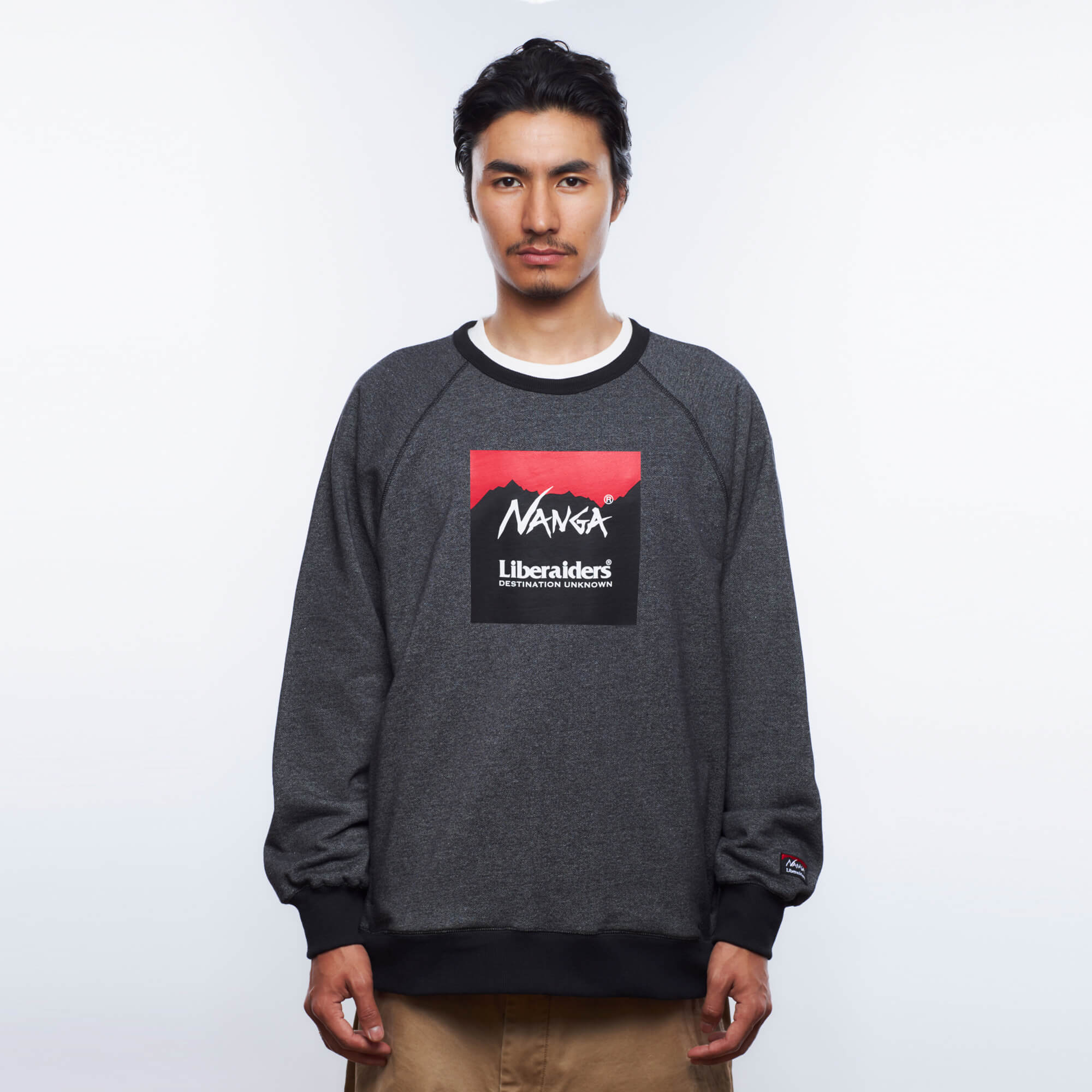 NANGA × LIBERAIDERS ECO HYBRID SWEAT SHIRT/ナンガ ×リベレイダース