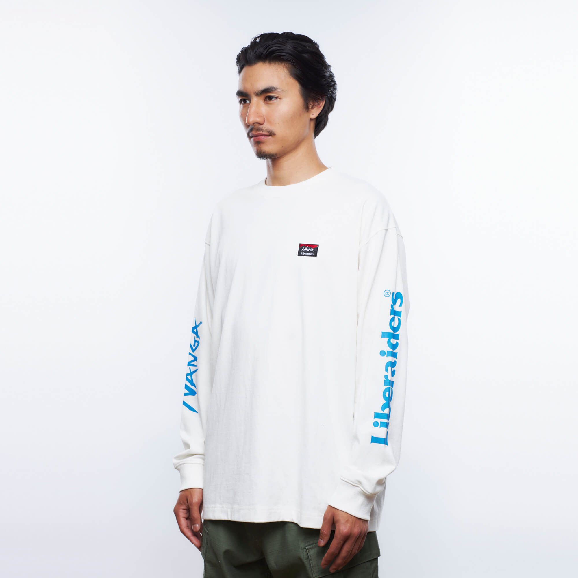 NANGA × LIBERAIDERS ECO HYBRID L/S TEE/ナンガ × リベレイダース