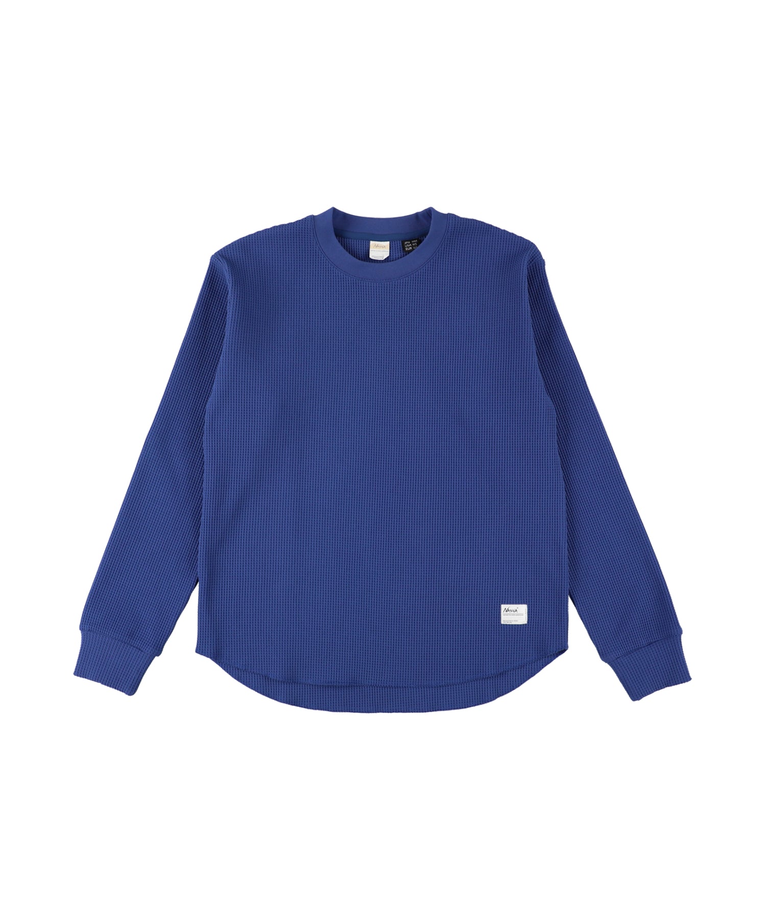スリットワイドパーカー＋ワッフルロングスリーブtee T/C WAFFLE LONG SLEEVE TEE：ワッフル ロングスリーブTEE（Tシャツ