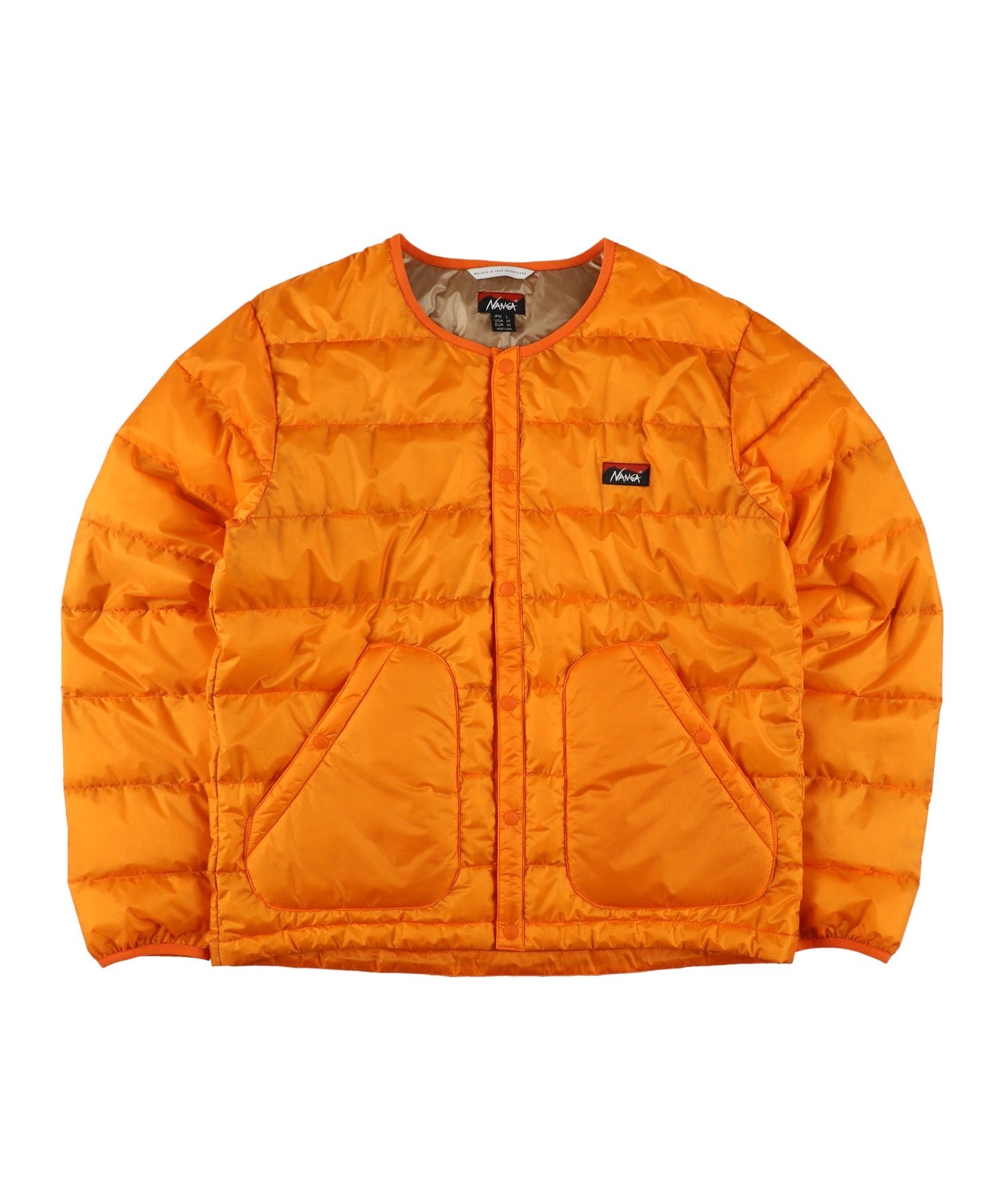 未使用 NANGAxPOLER LIGHT DOWN CARDIGAN 限定品 NANGA×MANUAL ALPHABET SUPER LIGHT DOWN CARDIGAN – MANUAL