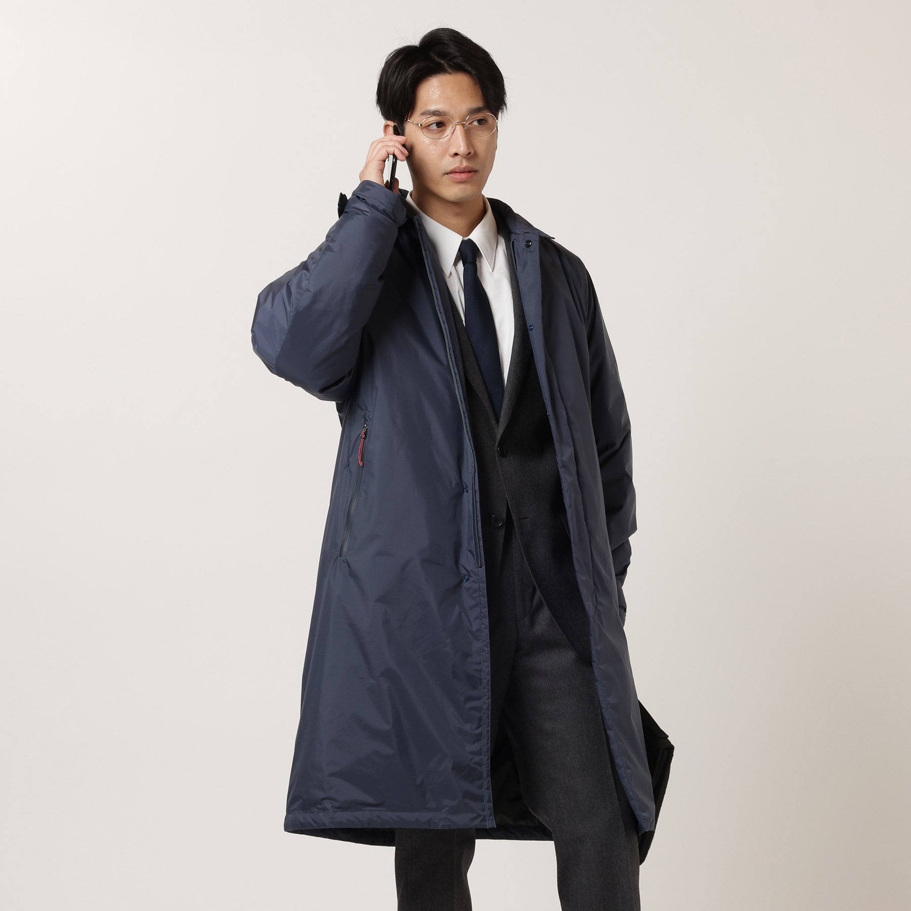 AURORA SOUTIEN COLLAR COAT (MEN) / オーロラステンカラーコート ...