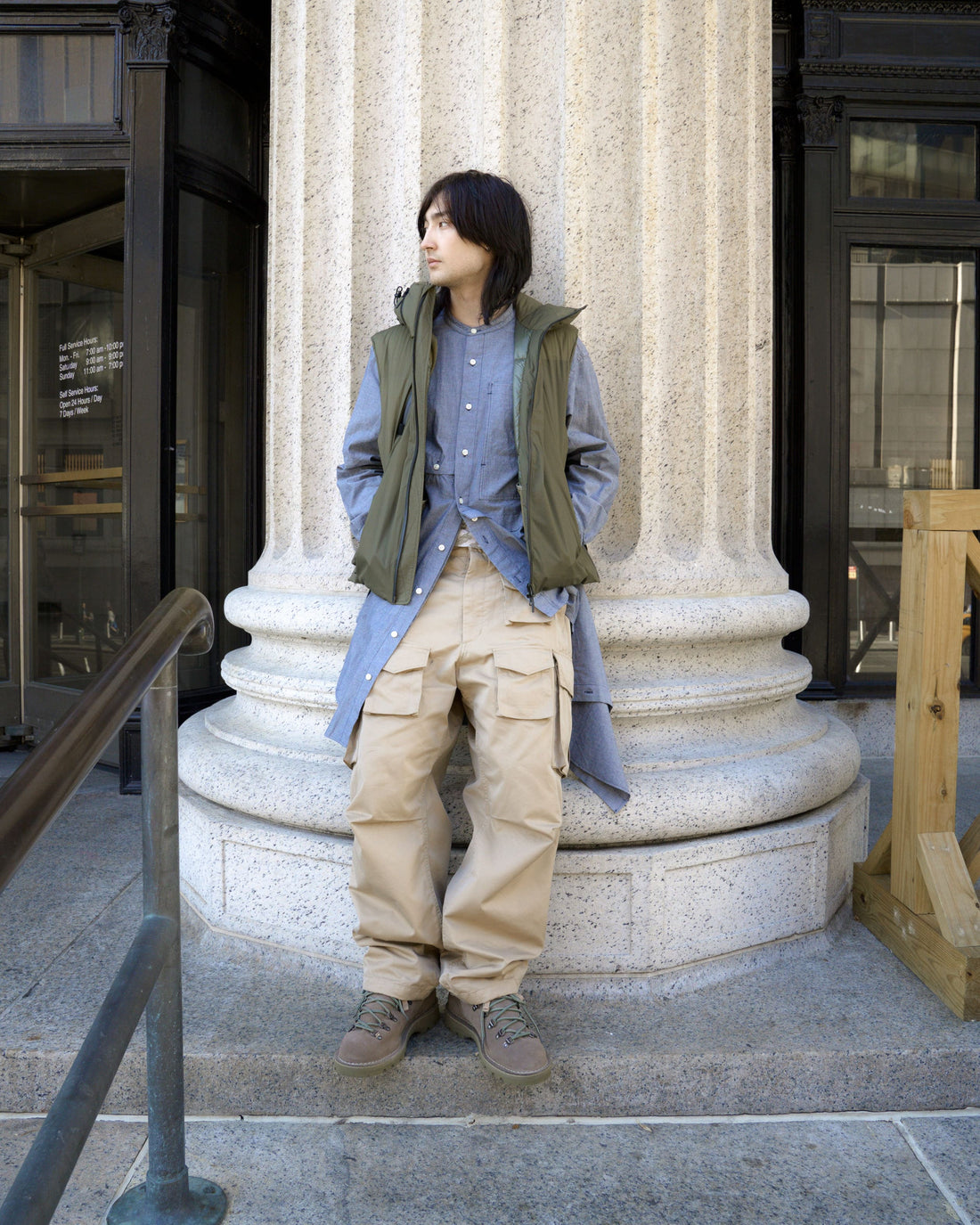 NANGA×ENGINEERED GARMENTS ZIP VEST