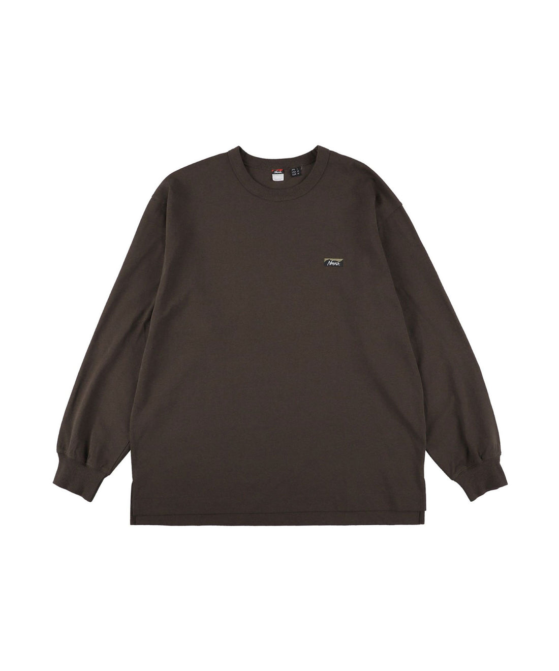 エコハイブリッド ボックスロゴ エンブロイダリー ロングスリーブTシャツ