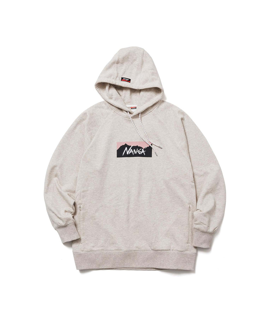エコハイブリッド ボックスロゴ スウェットフーディー – NANGA ONLINE SHOP