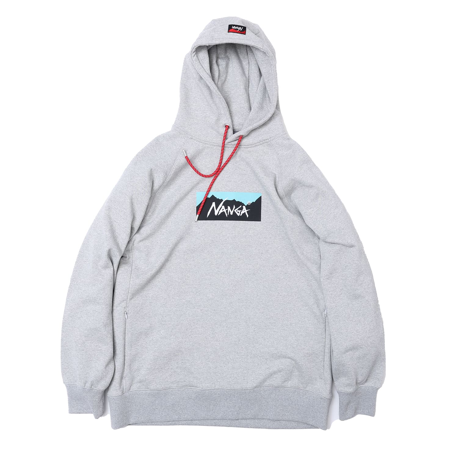 ECO HYBRID BOX LOGO SWEAT HOODIE(UNISEX) – NANGA ONLINE SHOP