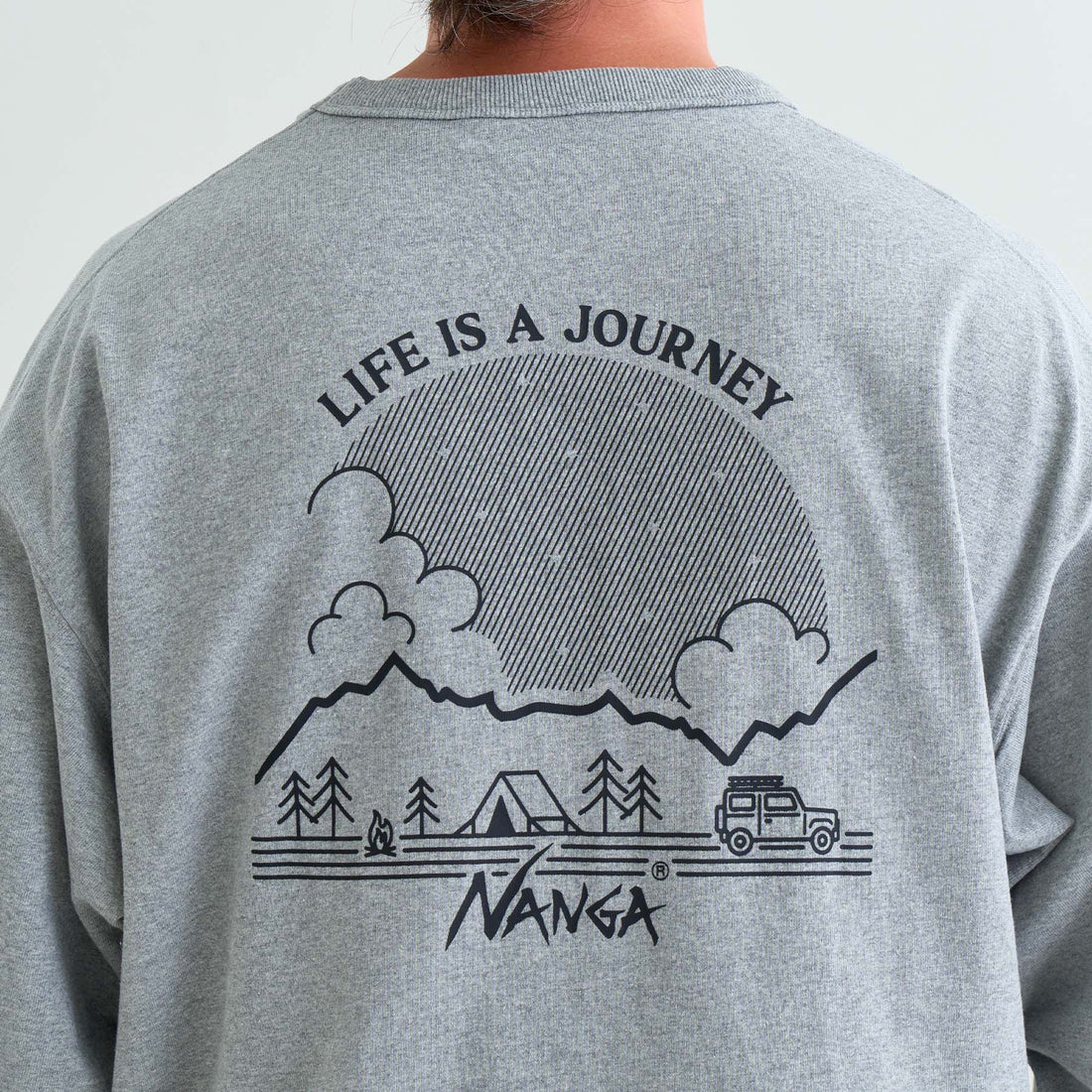 ECO HYBRID LIFE IS A JOURNEY STARGAZER L/S TEE(UNISEX)