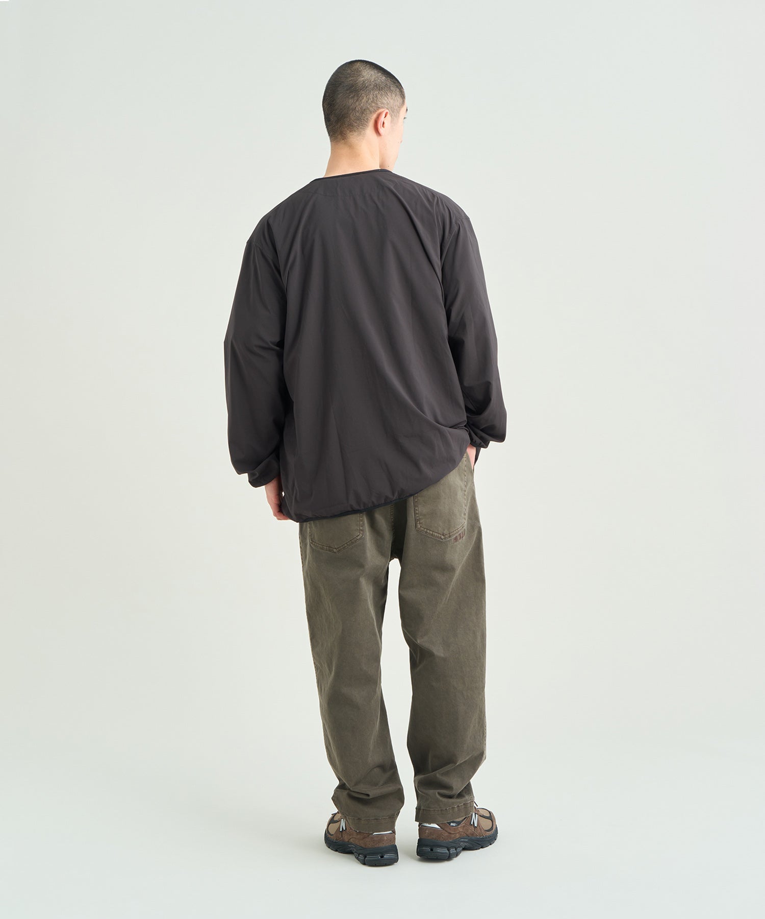 【美品】NANGAナンガ　PLC エクスカーションカーディガン　ブラック　M NANGA（ナンガ） カーディガン メンズ PLC エクスカーション ( PLC