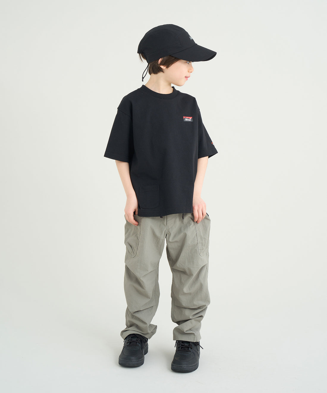 エコハイブリッド ミニボックスロゴ キッズ Tシャツ