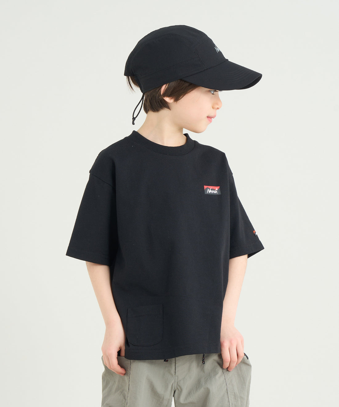エコハイブリッド ミニボックスロゴ キッズ Tシャツ