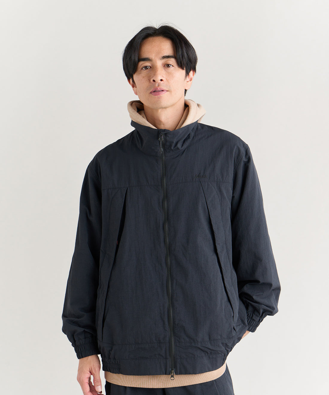 ナイロンタッサー トラックジャケット