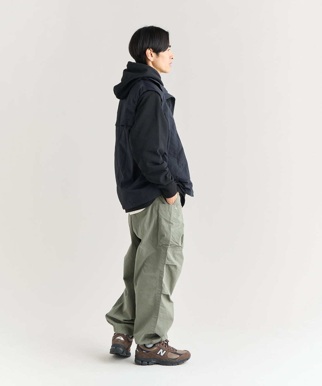 着用モデル：メンズ 180cm ／ 着用サイズ：L