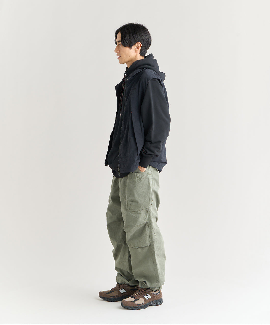 着用モデル：メンズ 180cm ／ 着用サイズ：L