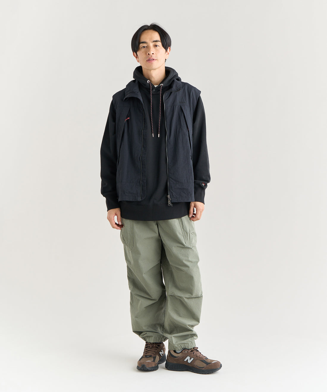 着用モデル：メンズ 180cm ／ 着用サイズ：L
