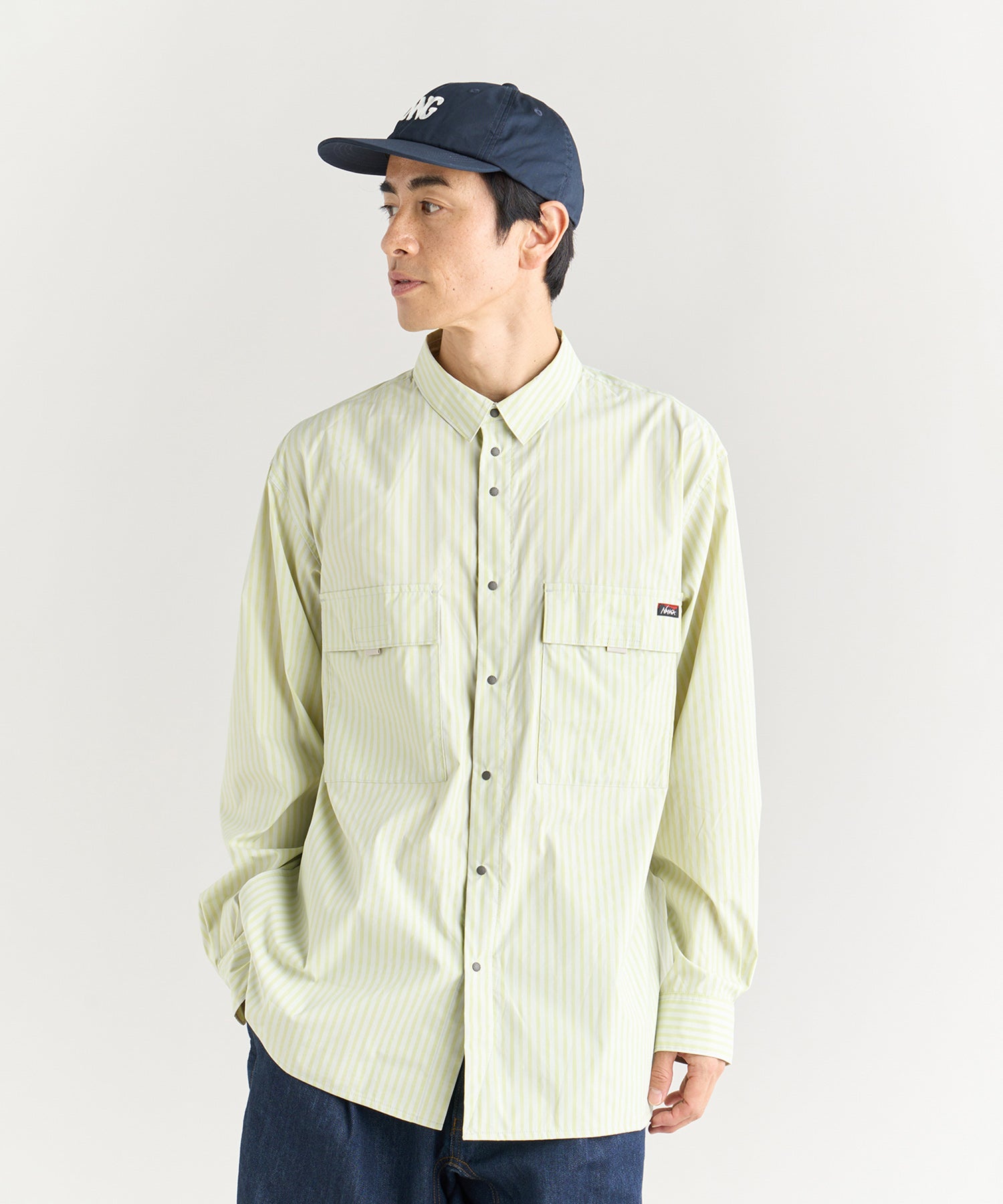 マルチストライプ ダブルポケット ボックスシャツ – NANGA ONLINE SHOP