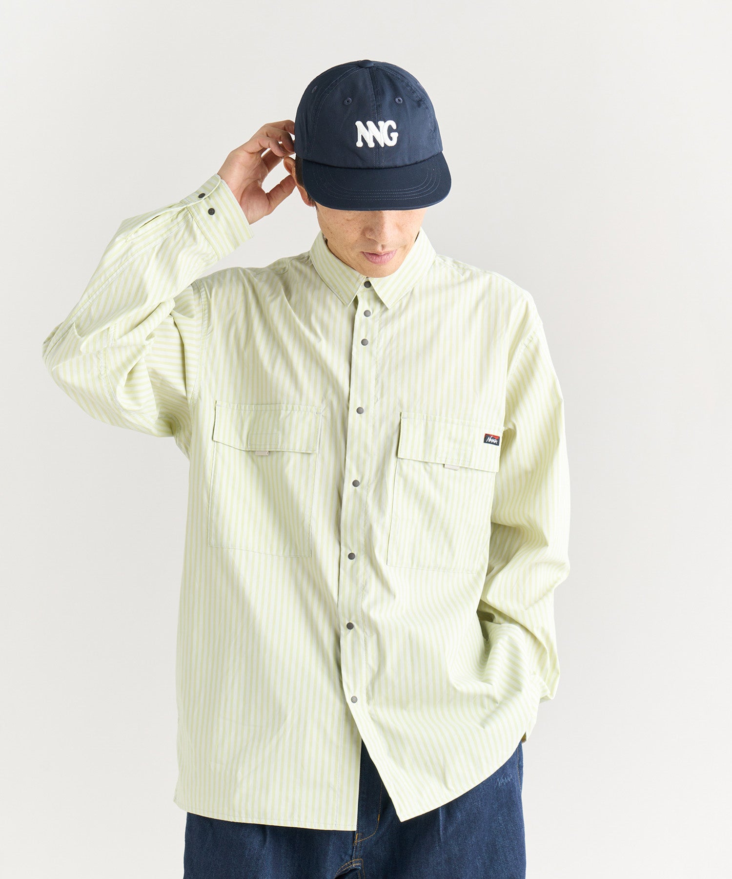 マルチストライプ ダブルポケット ボックスシャツ – NANGA ONLINE SHOP